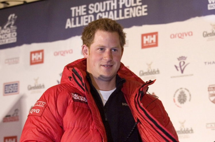 Prince Harry to trek to South Pole with wounded troops