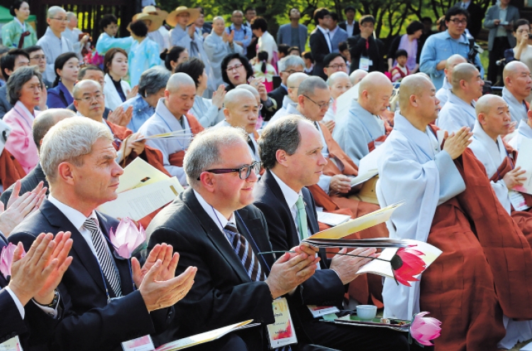Envoys commemorate 60 years of Korean peace at Buddhist reception