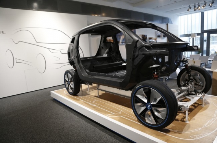 BMW’s 1,250 kg electric car