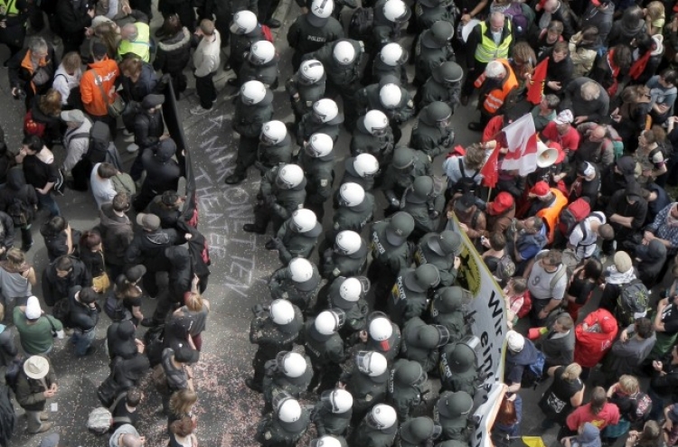 Anti-austerity protests held across Europe