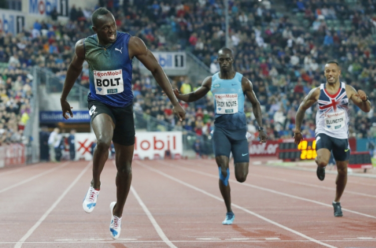 Bolt runs track record