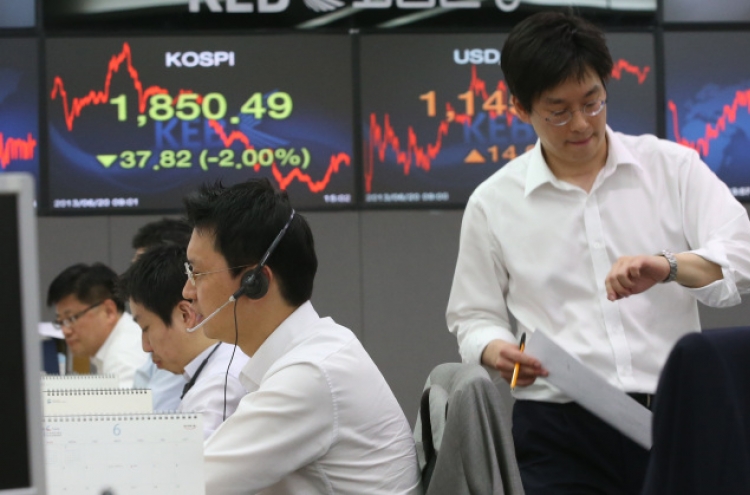 Korean financial markets tumble on planned QE exit