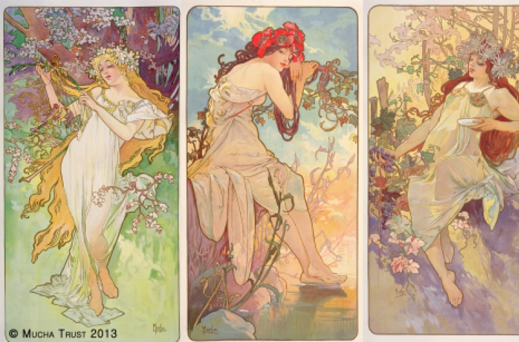 Czech Alphonse Mucha’s paintings show modern art’s beginnings