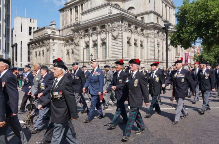 British veterans mark Korean War anniversary