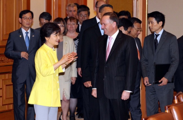 N.Z. leader pressures Korea on FTA