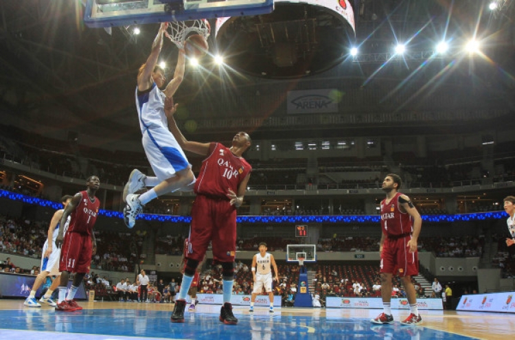 S. Korea beats Qatar to reach semifinals at Asian basketball championship