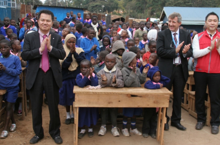LG Electronics opens school in Kenyan slum
