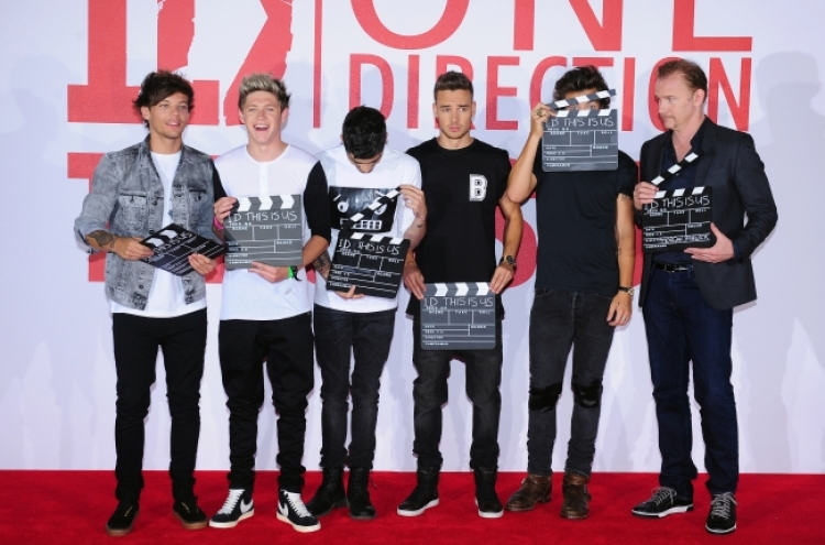 1-D goes 3-D in boy band’s debut on screen