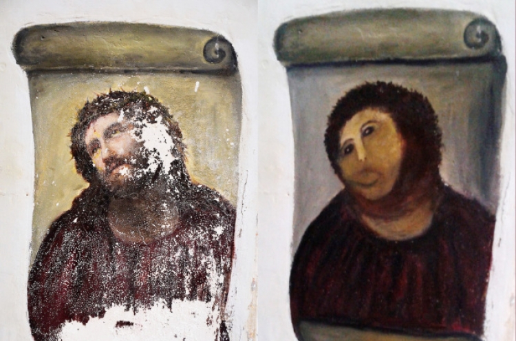 Spanish artist to share riches from botched fresco makeover