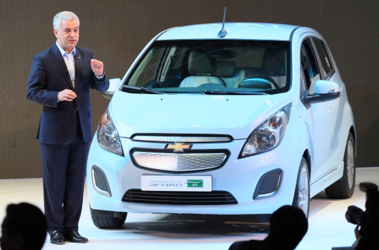 GM Korea unveils electric car