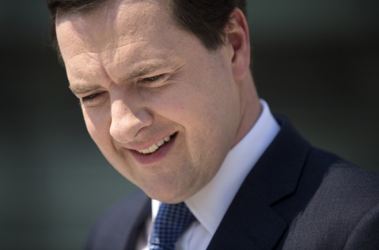 Osborne says U.K. economy is turning a corner