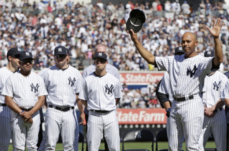 Yankees honor Rivera