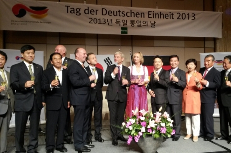 German Unity Day disrupted by typhoon