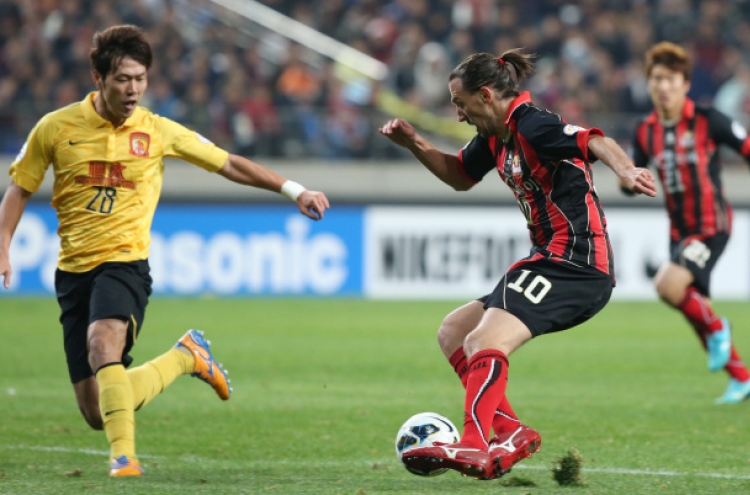 FC Seoul draws Guangzhou in first leg of AFC Champions League final