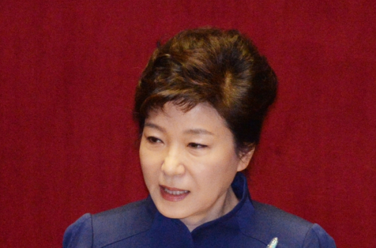 Park’s speech riles opposition