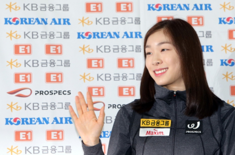 Kim Yu-na relaxed ahead of Olympic prep event in Croatia