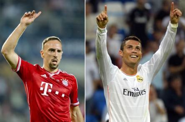 Ronaldo, Messi, Ribery up for Ballon d'Or