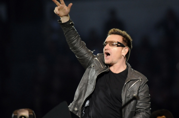U2 to play Mandela song at Oscars