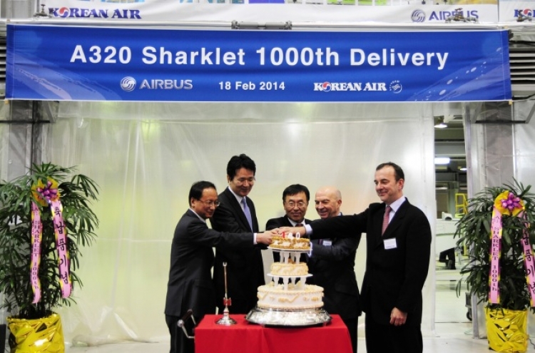 [Photo News] 1,000th delivery of the A320 sharklet