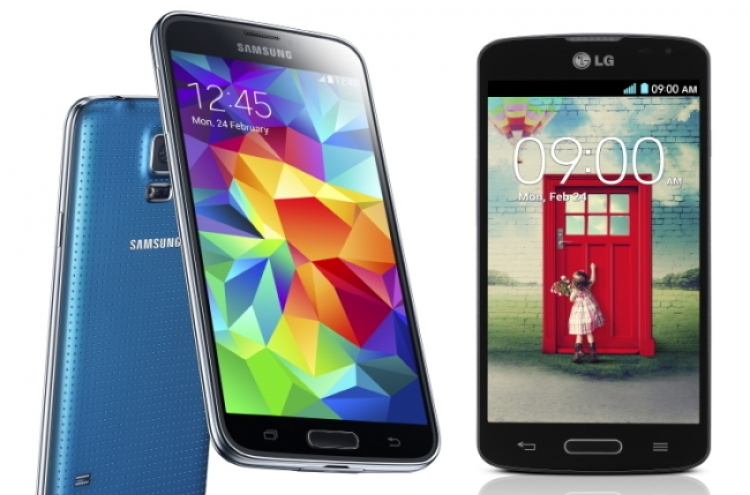 Samsung shows off Galaxy S5 at MWC