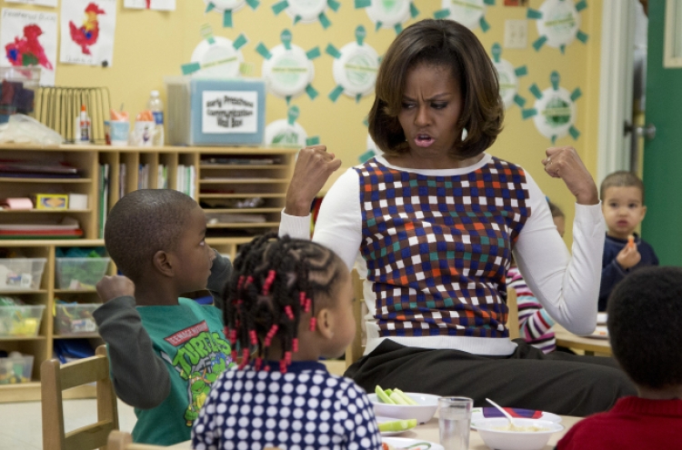 Michelle Obama introduces food ‘labels of the future’