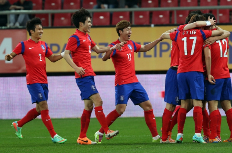 Korea beats Greece in pre-World Cup friendly