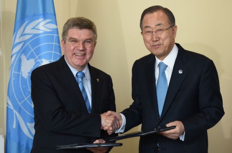 U.N., IOC sign historic sports accord