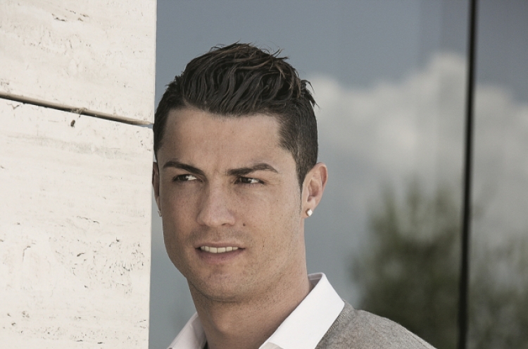 Cristiano Ronaldo models for TAG Heuer