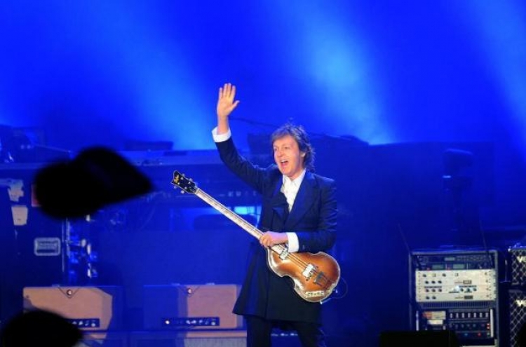 McCartney returns to Tokyo venue for first time since 1966