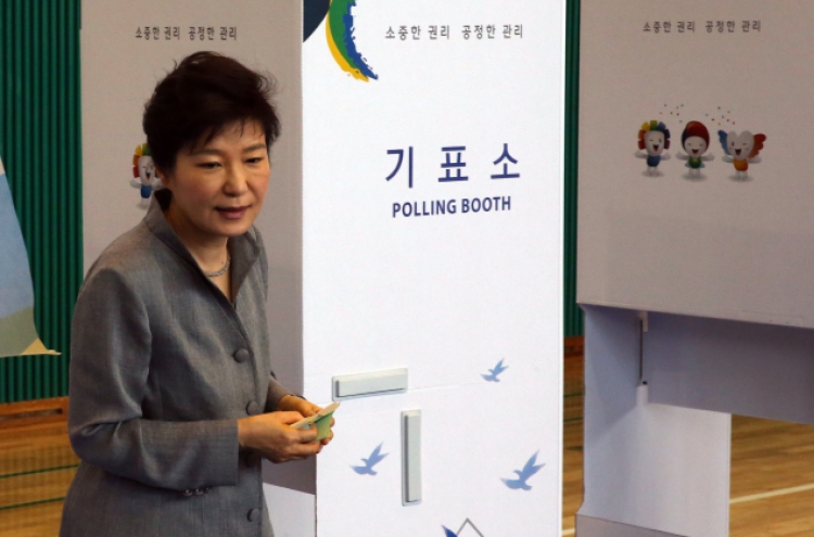 Local elections create tough test for President Park Geun-hye