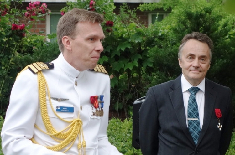 Finnish ambassador salutes country’s defense forces