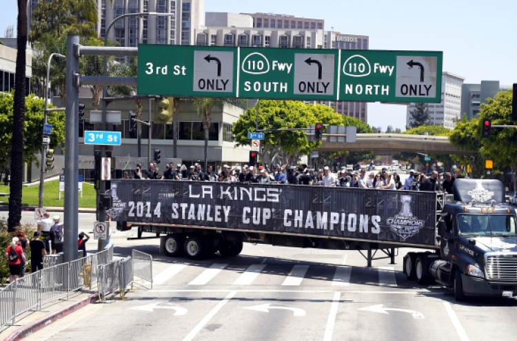 Kings celebrate Stanley Cup crown