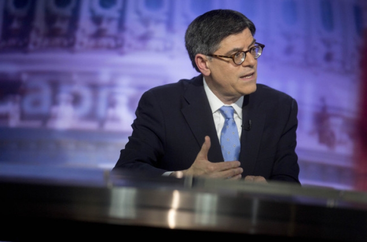 Lew urges yuan gains