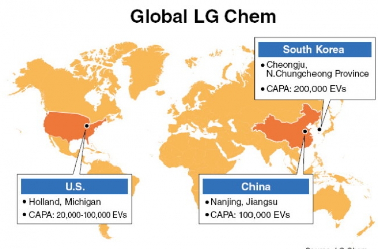 LG Chem to build JV battery plant in Nanjing