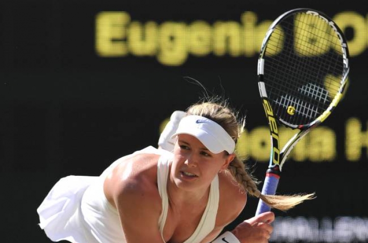 Bouchard into Wimbledon final