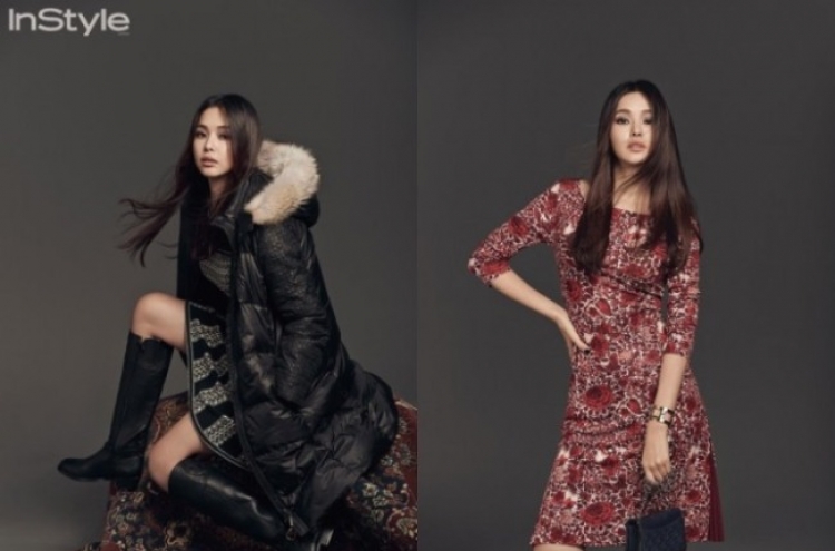 Lee Ha-nui boasts alluring look with Tory Burch