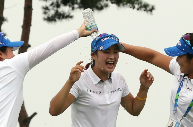 [Asian Games] Gold in women's golf