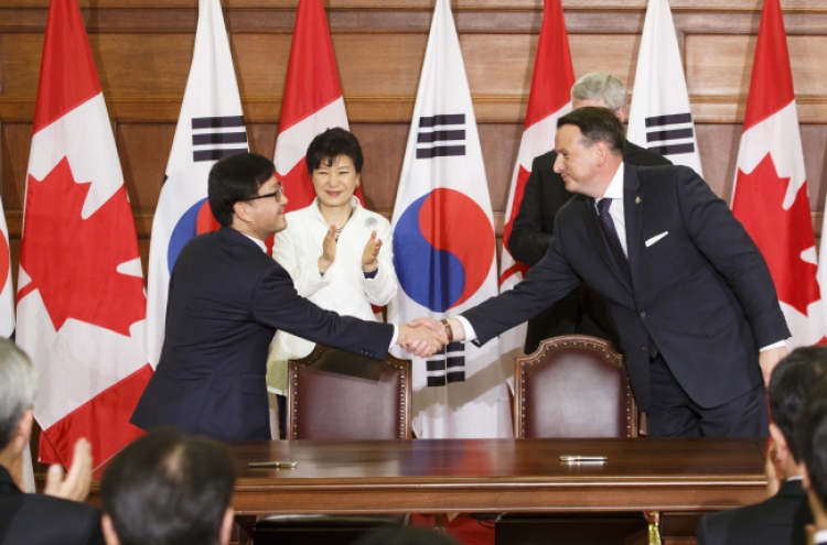 Korea signs forest management tie-up with Canada