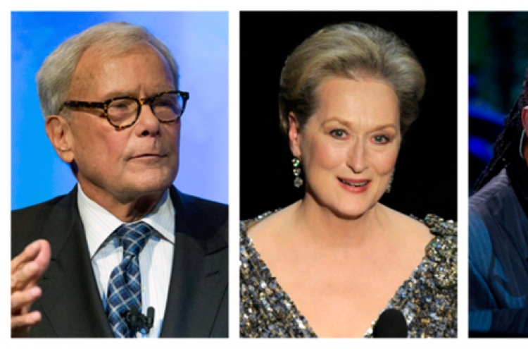 Streep, Wonder get Medal of Freedom