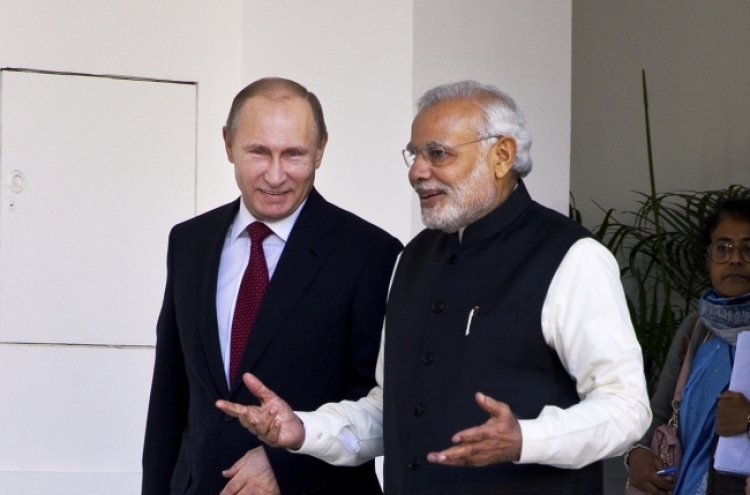 Putin in India to boost trade