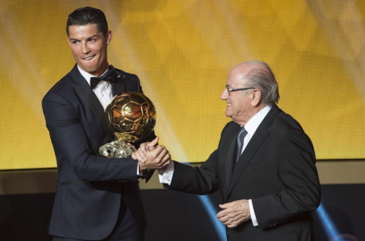 Ronaldo wins 3rd FIFA Player of the Year award