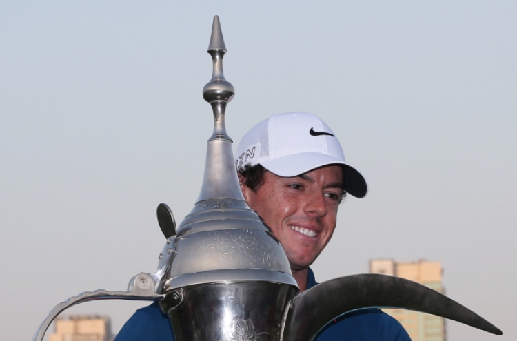 McIlroy wins in Dubai