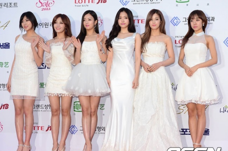 Bridal trend: Girl groups arrive for awards night