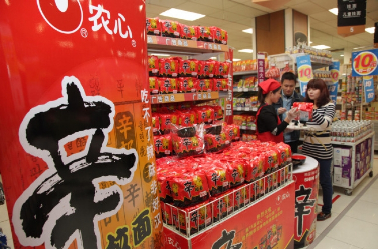 Nongshim posts record sales in China