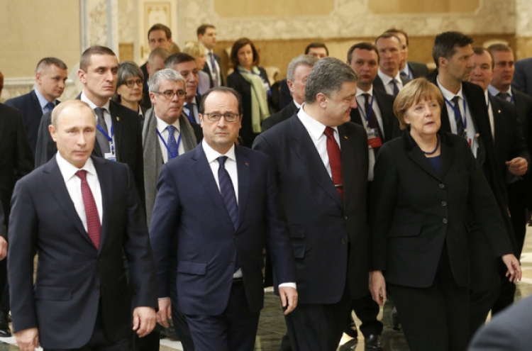 Leaders in Minsk for crucial Ukraine peace talks