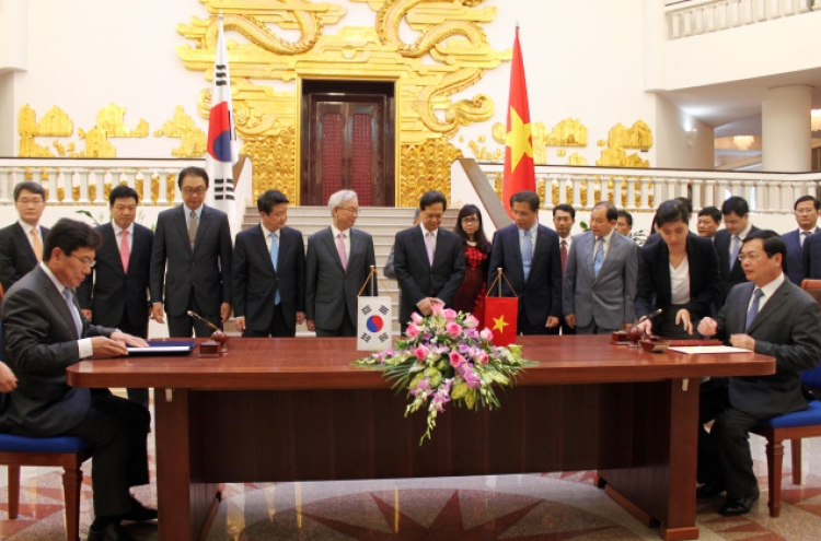 [Photo News] Korea-Vietnam free trade pact