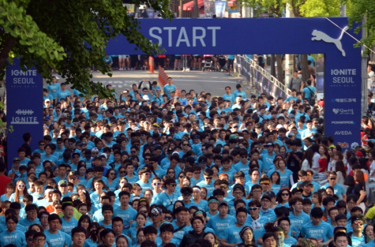 Puma’s 10K race ‘Ignites’ Seoul