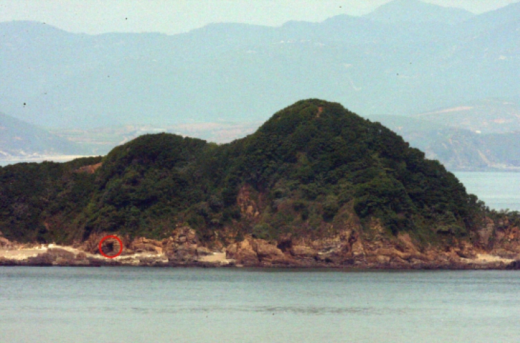 N.K. building military bunkers on border island