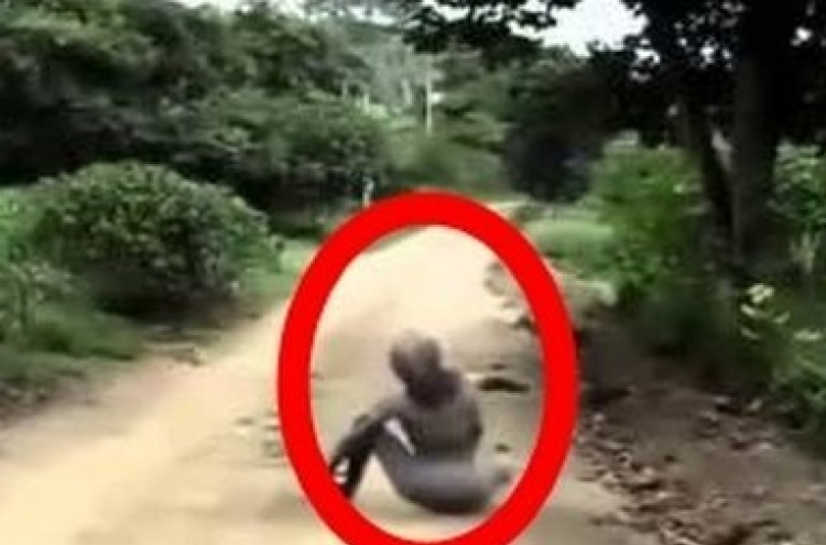 도로변 외계인 포착 동영상… ‘충격’