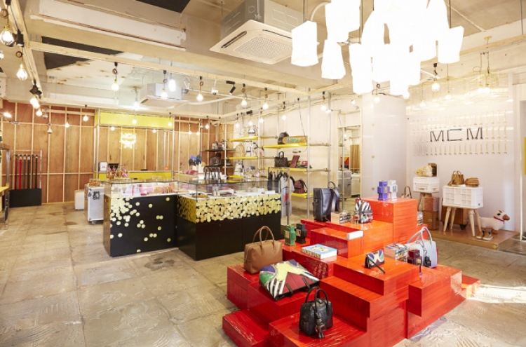 MCM opens pop-up store in Hongdae
